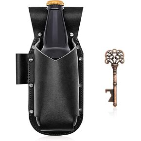 Beer Holster, Beer Holster for Men,Bottle Opener Included Beer Gift for Men,Hands-free at Parties, Barbecues, Camping