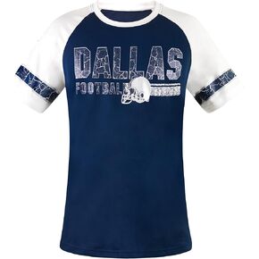 Mens City Football Fans Vintage Sporty Tee Shirts - Navy & White