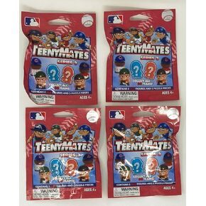 مجموعة هدايا من Party Animal TeenyMates 2016 MLB Series 3 Catchers Mini Figures Blind Bag - 4 عبوات in Kuwait