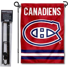 WinCraft Montreal Canadiens Garden Flag with Pole Stand Holder