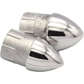 316 Stainless Steel Bullet Insert Cap,Marine Grade Pipe Fitting End Plug Cap Boat Bimini Top Inside Eye for 22mmTube/Pipe