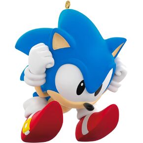 Hallmark Keepsake Christmas Ornament 2024, Sonic the Hedgehog Sonic Collecting Rings With Light, Sound and Motion, Gifts for Gamers