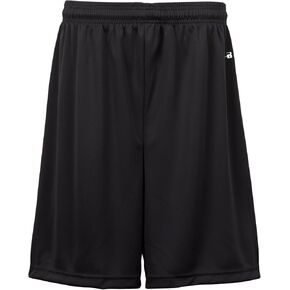 Badger Sportswear Men's B-Dry Performance Short, Black, Medium