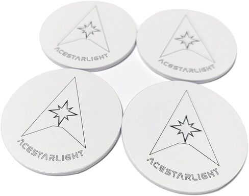 مصابيح الجولف الليلية المقاومة للصدمات AceStarLight LED 4 عبوات أحمر وأبيض وأزرق وأخضر in Saudi Arabia