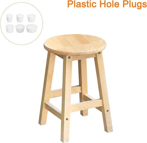 uxcell Nylon Plastic Hole Plug, 155Pcs 0.2"/0.24"/0.31"/0.39"/0.51"/0.98" 6 Sizes Hole Plugs Panel Flush Type Knockout Locking Plugs for Furniture Cabinet Insert End Caps, Grey in Saudi Arabia