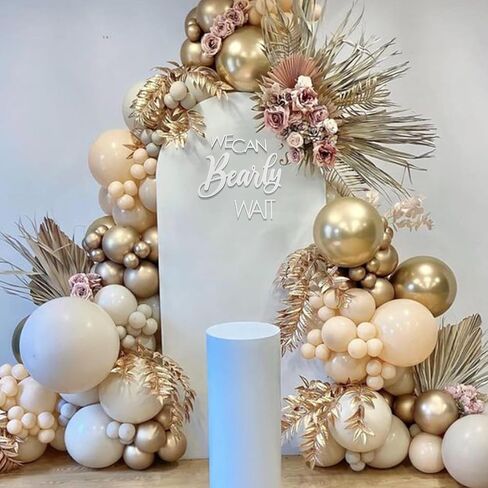 Oh Baby Sign - Wooden Baby Shower Sign with Gold Painted Perfect Baby Banner for Gender Reveal Backdrop Party Decor Stylish Photo Backdrop for Baby Boys and Baby Girls(Gold in Saudi Arabia