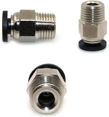 5 أنابيب تيفلون بيضاء (1 متر)، مع 10 PC4-M6Quick Fitting، 10 موصلات هوائية PC4-M10، للتوصيل بخيط 1.75 مم للطابعة ثلاثية الأبعاد in Saudi Arabia