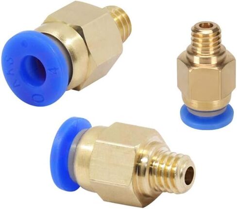 5 أنابيب تيفلون بيضاء (1 متر)، مع 10 PC4-M6Quick Fitting، 10 موصلات هوائية PC4-M10، للتوصيل بخيط 1.75 مم للطابعة ثلاثية الأبعاد in Saudi Arabia