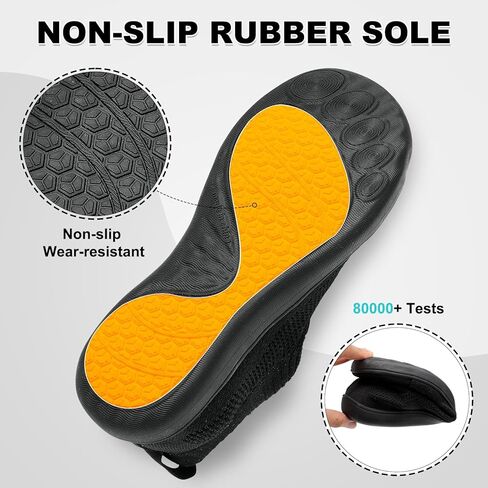 JOINFREE Women's Minimalist Walking Shoes Wide Toe Barefoot Shoes Zero Drop Casual Sneakers Breathable Slip On Tennis Shoes in Kuwait