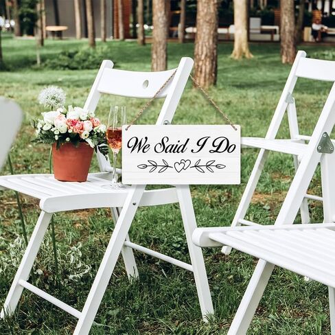 Just Married Sign Wall Hanging Just Married Decorations Wedding Accessories Stuff Wedding Decorations for Reception Engagement Wedding Party Wall Art Decor Wooden Sign Ring Bearer Sign in Saudi Arabia