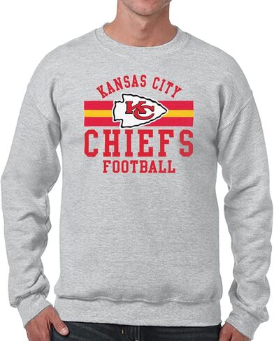 سويت شيرت Team Fan Apparel NFL Team Stripe Crew - طاقم من القطن والبوليستر بدون علامة للرجال والنساء in Kuwait