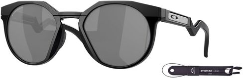 Oakley Hstn (a) 009242A 52MM Round Low Bridge Fit Sunglasses for Men for Women + BUNDLE Accessory Leash + Designer iWear Kit in Saudi Arabia