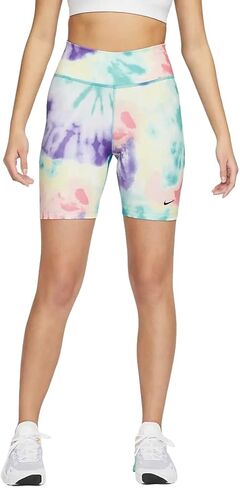 Nike Women's Mid-Rise 7" Tie-Dye Bike Shorts in Saudi Arabia