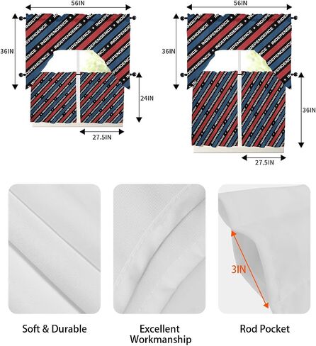 Lemon Watercolor Swag Valance Kitchen Curtains, Rod Pocket Valance Curtain Panels for Bedroom Living Room Bathroom Cafe Windows, Summer Fruit White Green 56''x36'' in Saudi Arabia