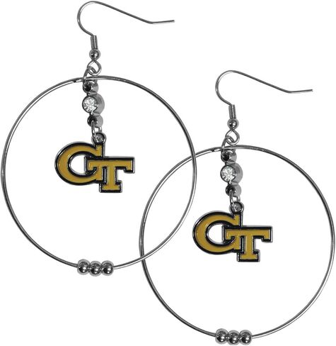 Siskiyou NCAA unisex-adult 2 Inch Hoop Earrings in Saudi Arabia