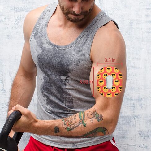 CGM Sensor Patches for Dexcom G6 Sensor, Waterproof & Sweatproof Sensor Cover for Dexcom G6/G5/G4, Pre-Cut Adhesive Tape, Continuous Glucose Monitor Protection in Saudi Arabia
