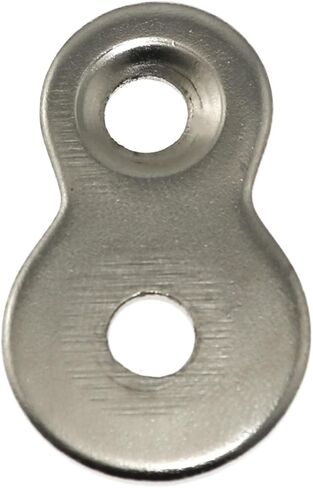 Maxmoral 20 PCS 8-Shaped Iron Plate Steel Desktop Fasteners Hardware Heavy Duty Desktop Wood Connector Brackets Used for Desktops Chairs Benches Cabinets Drawer Panels in Saudi Arabia