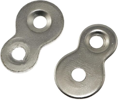 Maxmoral 20 PCS 8-Shaped Iron Plate Steel Desktop Fasteners Hardware Heavy Duty Desktop Wood Connector Brackets Used for Desktops Chairs Benches Cabinets Drawer Panels in Saudi Arabia