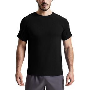 GYM REVOLUTION Men's Workout Gym Muscle Fitness Raglan Sleeve T Shirts