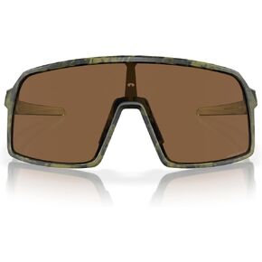 Oakley Men's OO9462 Sutro S Rectangular Sunglasses, Fern Swirl/Prizm Bronze, 28 mm
