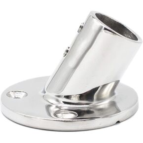 X-Haibei Boat Hand Rail Fittings 60 Degree Rail Base Stainless Steel fit 7/8 inch Tube