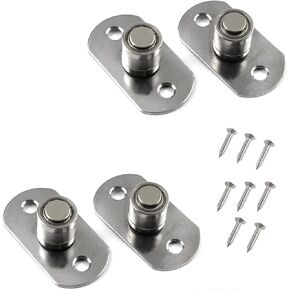 Sliding Door Roller Guide Guide Wheel Floor Guide Roller, for Furniture Hardware, Moving Doors, Glass Sliding Doors and Aluminium Doors. Durable Steel Frame (4 Pcs)