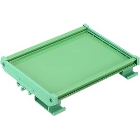 MECCANIXITY PCB DIN Rail Mount Carrier, Circuit Board Mounting Holder 100x160mm Green