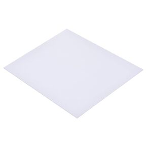 MECCANIXITY White ABS Plastic Sheet 10x8x0.02inch for Building Model, DIY Crafts, Panel, Pack of 8