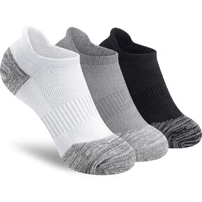 Ankle Socks for Women, Socks for Athletic Running Sports Hiking Low Cut Cushioned 3-5 Pairs