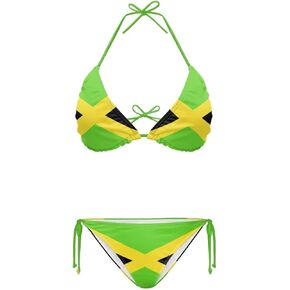 Women's Triangle Bikini Sets Tie Side Halter Bikini Sexy Bikini Set Bathing Suit Oversized Bandeau Swimsuits XS-2XL