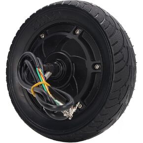 Hub Motor, 8in Wheel Hub Motor Drum Brake 36V to 48V 500W to 1200W 1400 RPM Waterproof Universal for Electric Scooter