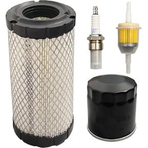 Golf Cart EZGO Tune Up Kit for EZGO RXV 2008-Up & EZGO TXT 2010-Up Gas Models with 4 Cycle Kawasaki Motor, EZGO Engine Maintenance Kit Contain Air Filter, Fuel Filter, Oil Filter and Spark Plug