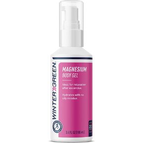 Wintergreen Magnesium Body Gel, Pure Magnesium, Wintergreen Oil, & Arnica Oil, 2-Pack 3.4 Fl Oz Bottles (6.8 Fl Oz Total)