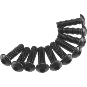 Axial AXA115 Hex Socket Button Head Screws (10-Piece), 3x10mm, Black