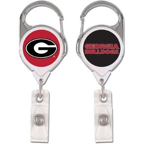 Wincraft NCAA Georgia Bulldogs Badge HolderPremium Retractable Badge Holder, Team Colors, One Size