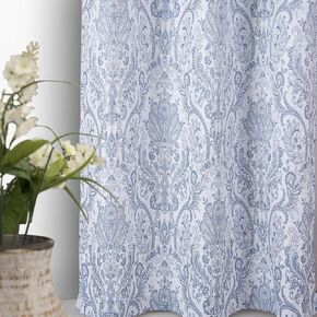 Beige Geometric Moroccan Damask Patterned Curtains 2 Panels Set for Living Room 3D Textured Cream Jacquard Embossed Embroidered 84" Neutral Grommet Drapes 50% Blackout Window Treatments Bedroom Dining