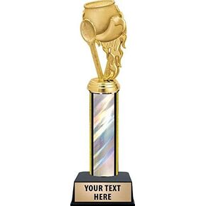 Crown Awards 11" Custom Cook Off Trophies, Chili Pot Cooking Trophy with Engraving Prime