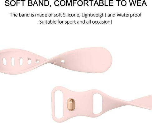 Vancle Bands Compatible with Garmin Venu Sq Music bands, 20mm Soft Silicone Strap Replacement Wristband for Garmin Venu Sq Music/Venu Sq/Venu/Venu 2 Plus in Saudi Arabia