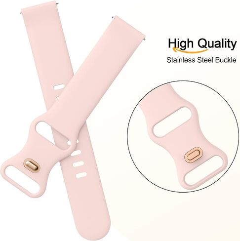 Vancle Bands Compatible with Garmin Venu Sq Music bands, 20mm Soft Silicone Strap Replacement Wristband for Garmin Venu Sq Music/Venu Sq/Venu/Venu 2 Plus in Saudi Arabia