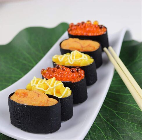 20PCS Artificial Sushi Sashimi Model Fake Sushi Realistic Japanese Sushi for Decoration in Saudi Arabia