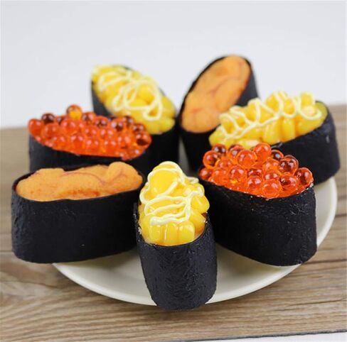 20PCS Artificial Sushi Sashimi Model Fake Sushi Realistic Japanese Sushi for Decoration in Saudi Arabia