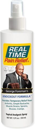 Real Time Pain Relief Knockout Formula - 4oz Spray | Advanced Blend with 24 Natural Ingredients | Relief for Muscle Pain, Arthritis, Cramps, and More | Includes Arnica, Turmeric, Magnesium Oil in Saudi Arabia