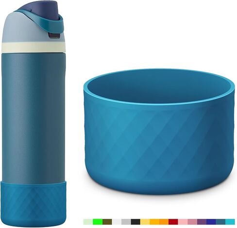 yoelike Silicone Boot for Owala Water Bottle 24 oz 32 oz 40 oz, Anti-Slip Protective Sleeve for FreeSip/Twist/Flip, Bottom Bumper Cover for Watter Bottle Accessories in Saudi Arabia