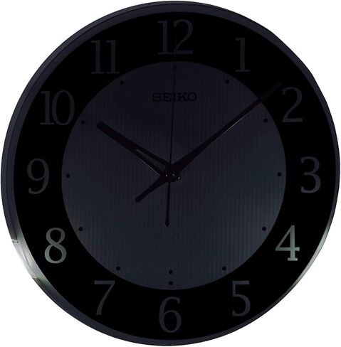 Seiko Hi/Lo Luminous Wall Clock, Brown and Black in Kuwait
