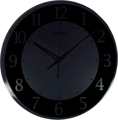 Seiko Hi/Lo Luminous Wall Clock, Brown and Black in Kuwait