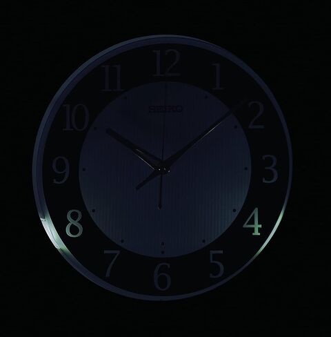 Seiko Hi/Lo Luminous Wall Clock, Brown and Black in Kuwait