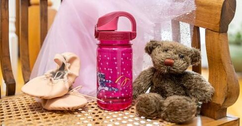 زجاجة مياه Nalgene Sustain Tritan خالية من مادة BPA للأطفال مصنوعة من مواد مشتقة من 50% من النفايات البلاستيكية، مانعة للتسرب، متينة، خالية من BPA، صديقة للحلقة، قابلة لإعادة الاستخدام، 12 أونصة in Saudi Arabia