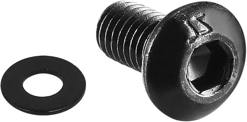 Uxcell M3x7mmx0.5mm غسالات مسطحة جوانات الفواصل 300 قطعة، M3x6mm الموضوع 10.9 سبائك الصلب زر رئيس عرافة المقبس غطاء برغي الترباس 100 قطعة in Saudi Arabia