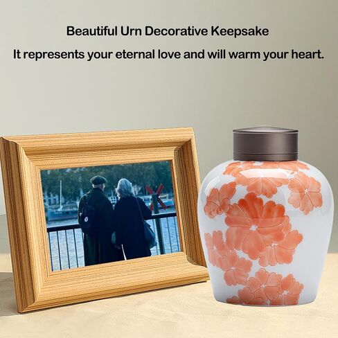 Ceramic Cremation Urns Pet Cremation Urns Human Urns Cat Urns Pet Urns Handmade Keepsake Urns - Remembering Your Lost Loved Ones, White in Saudi Arabia