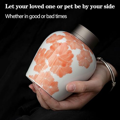 Ceramic Cremation Urns Pet Cremation Urns Human Urns Cat Urns Pet Urns Handmade Keepsake Urns - Remembering Your Lost Loved Ones, White in Saudi Arabia